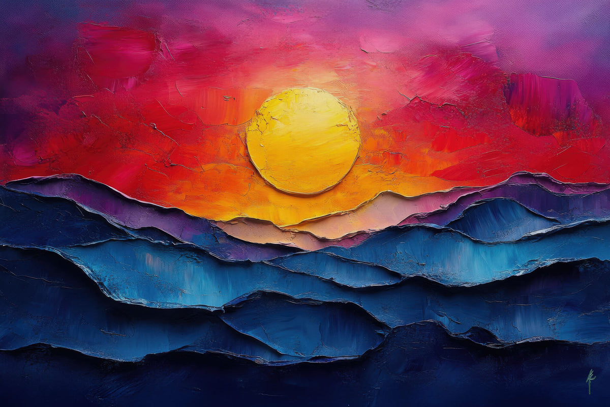 Sunfire Over Endless Waves