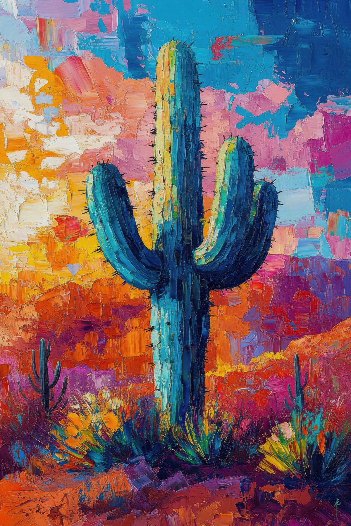 Cactus Heartbeat at High Noon
