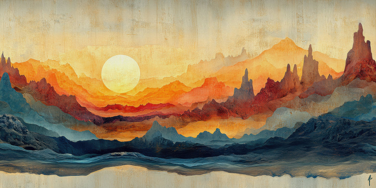 Layered Sunset