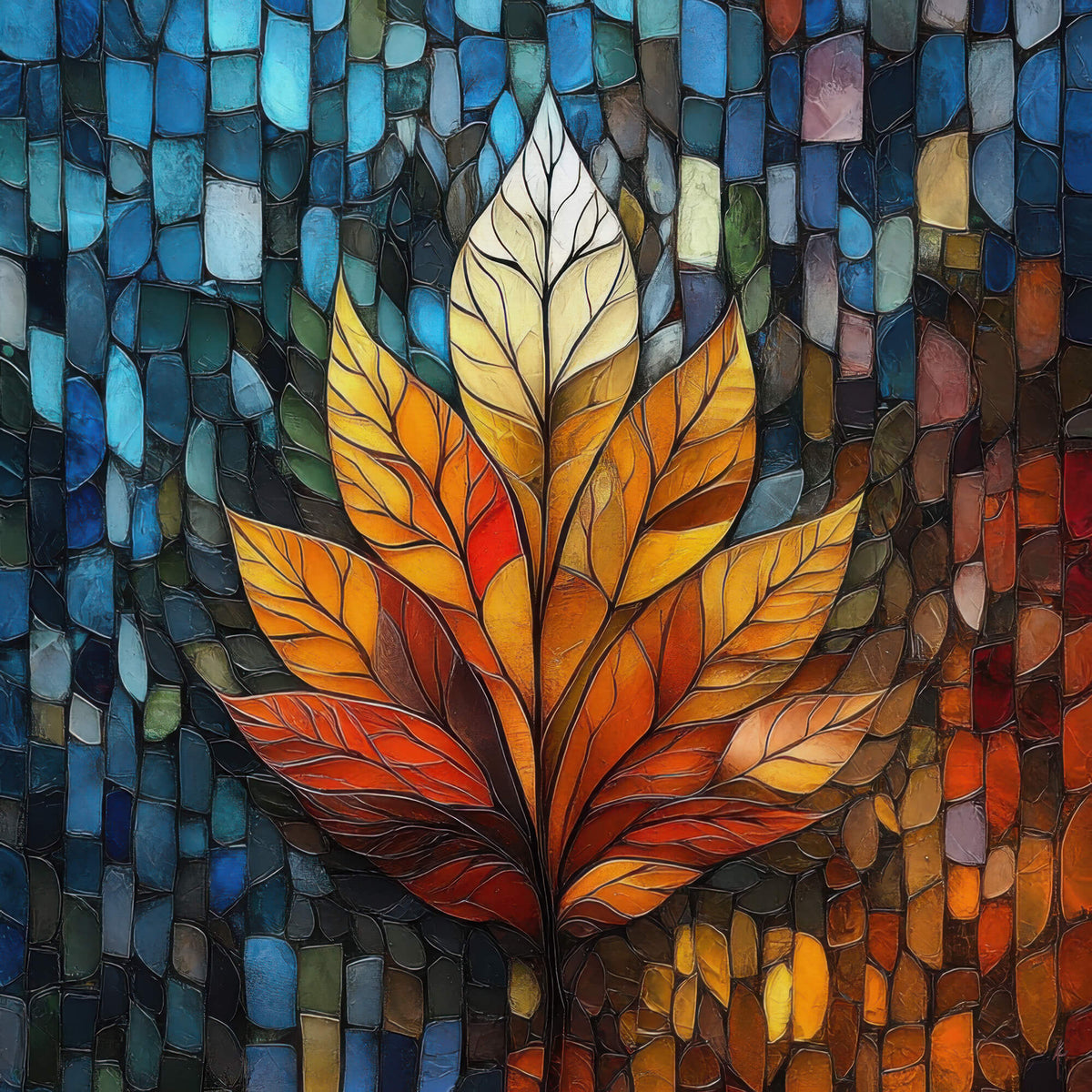 Autumn Flame in Mosaic