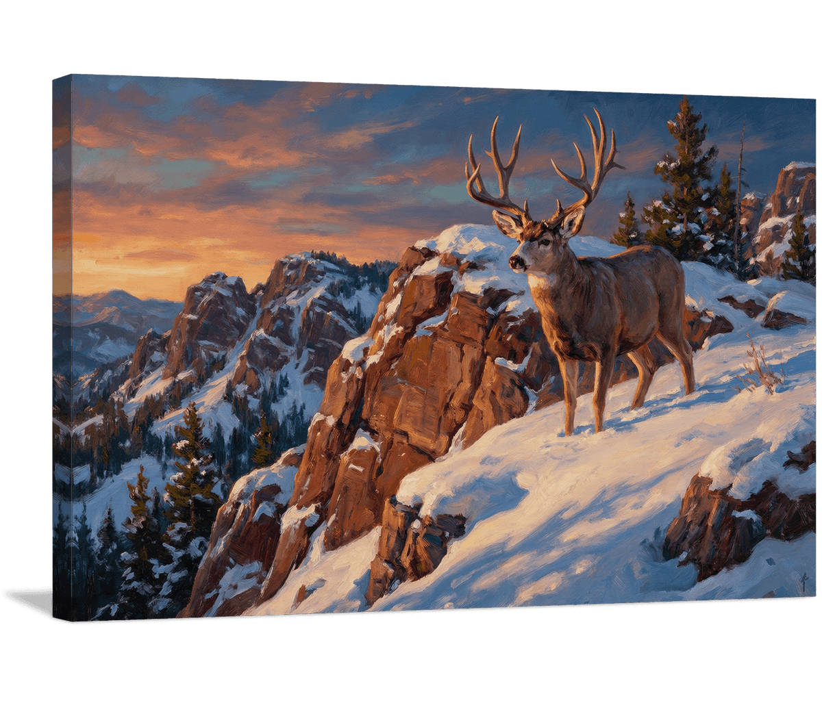 Summit Buck at Sunset