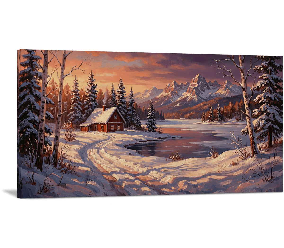 The Cabin That Caught the Mountain's Reflection