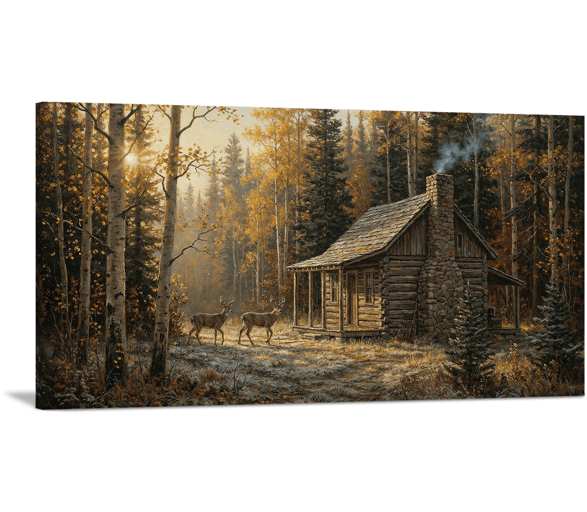 Morning Visitors at the Cabin