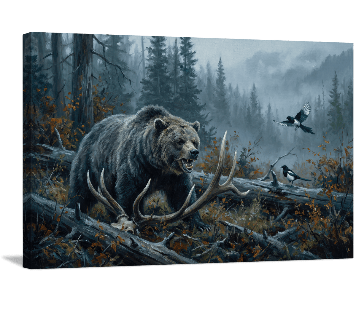 Grizzly's Warning Roar