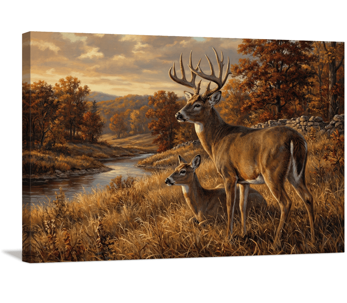 October Companions at River's Edge
