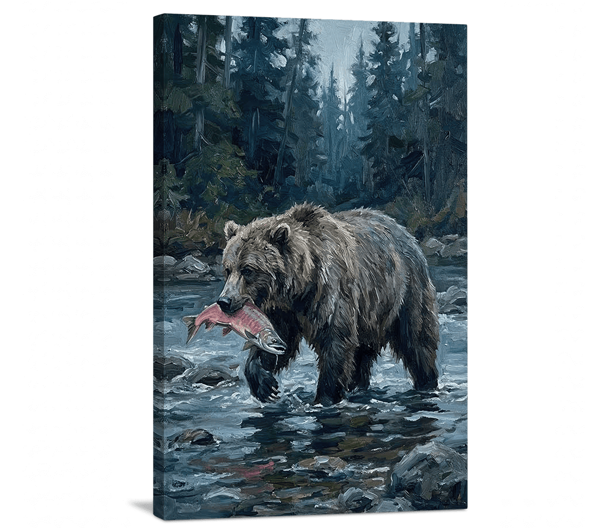 Grizzly and Salmon