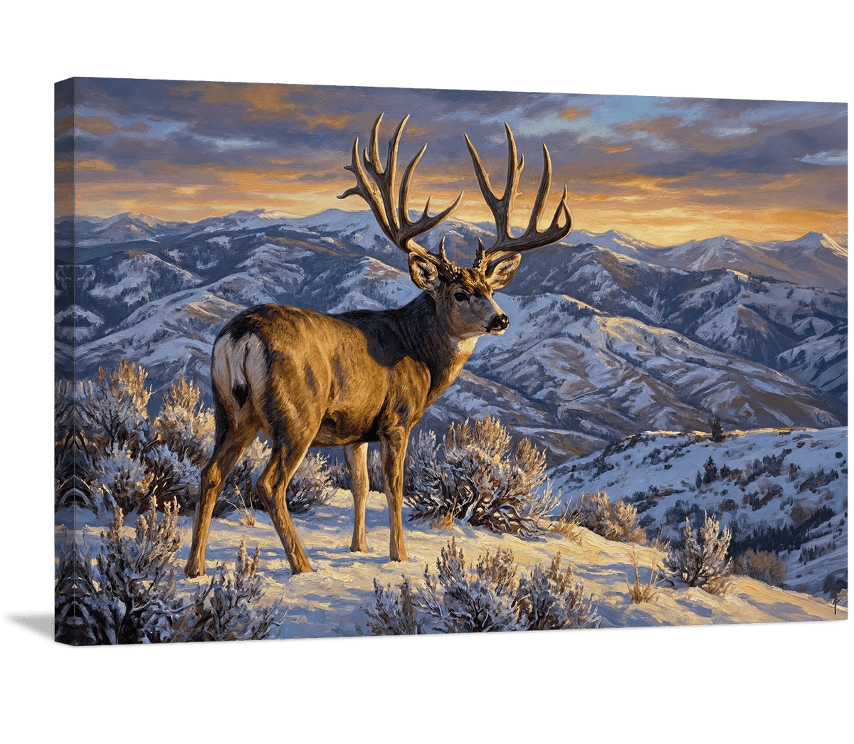 Evening Watch Over Endless Peaks