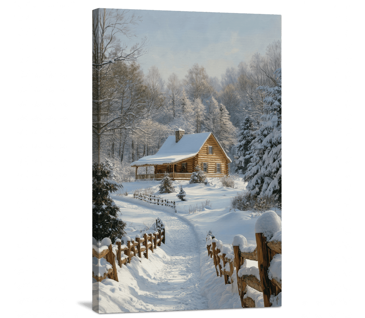 Morning Light on Fresh Snow
