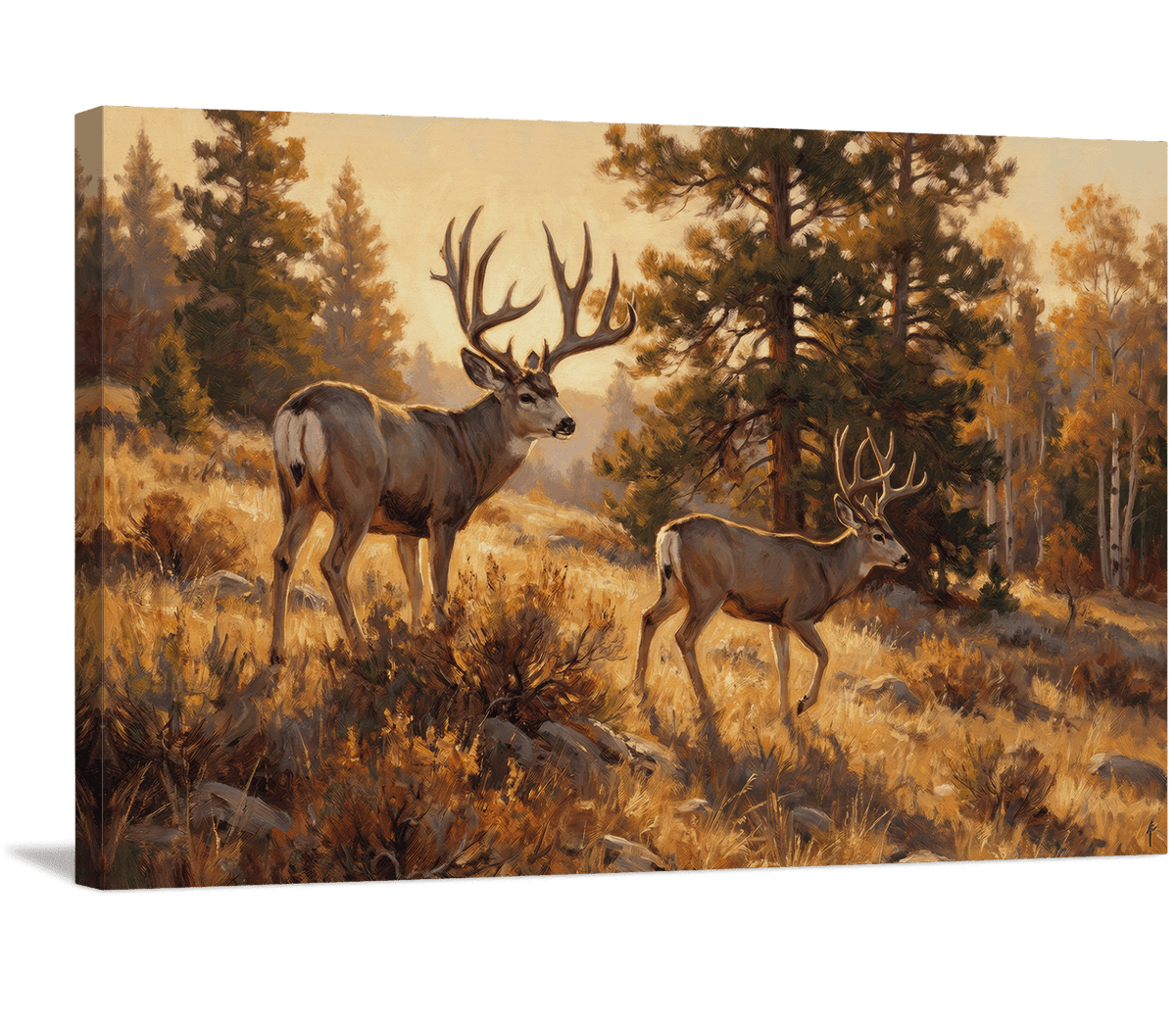 Woodland Wanderers at Dusk