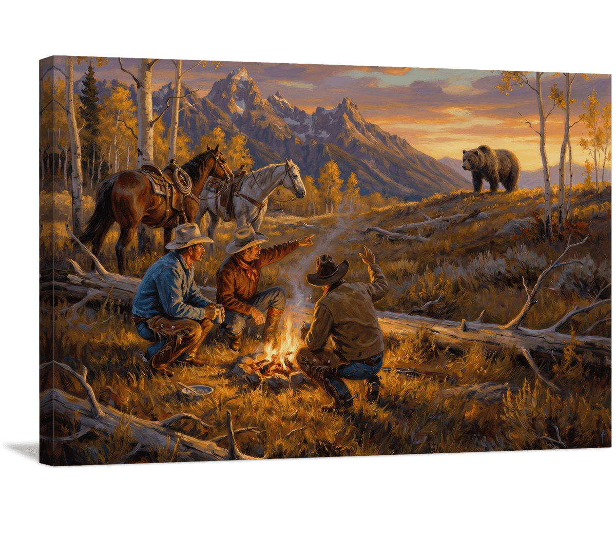 Grizzly Behind Camp