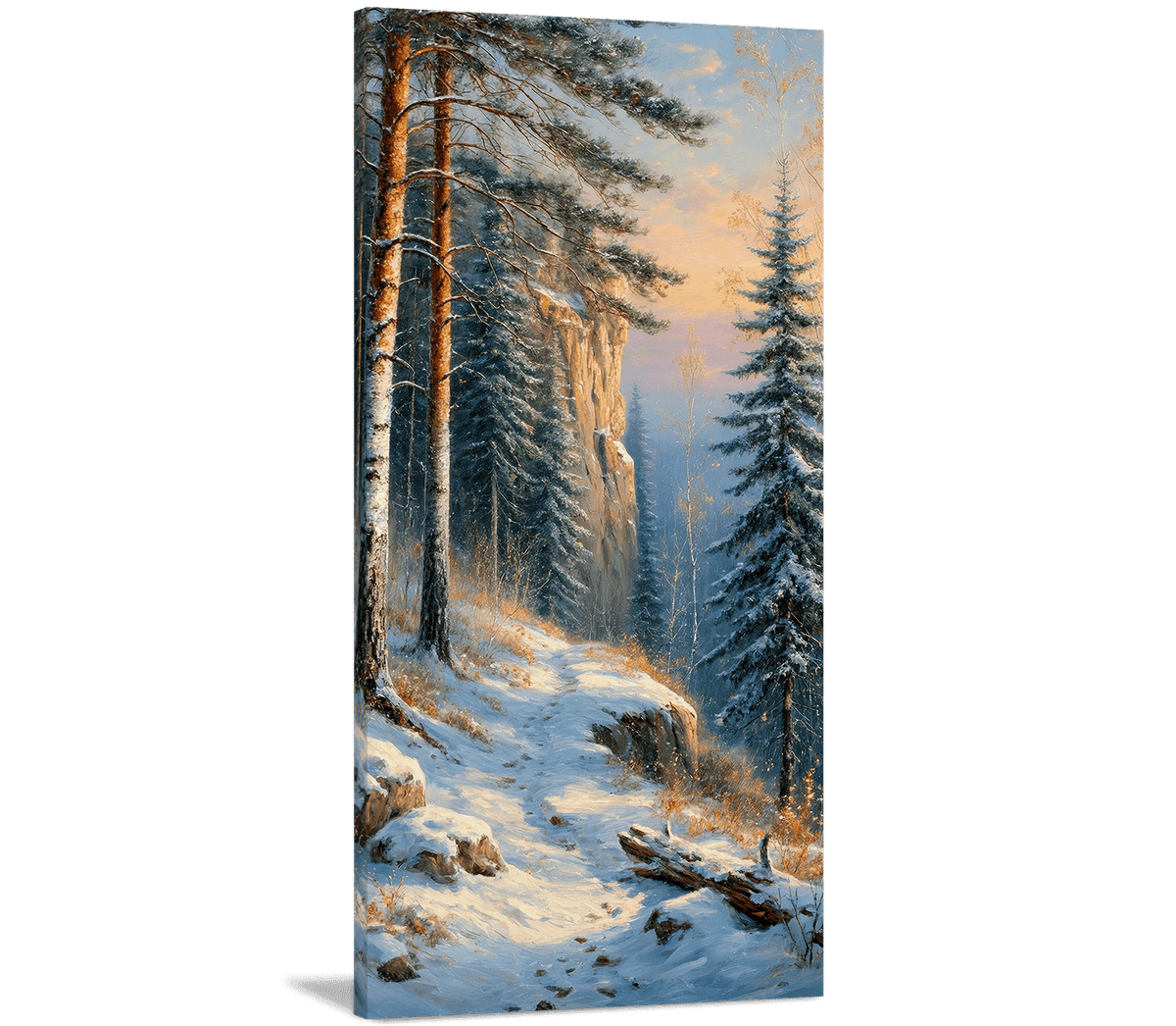 A Winter Trail Along the Edge of Everything