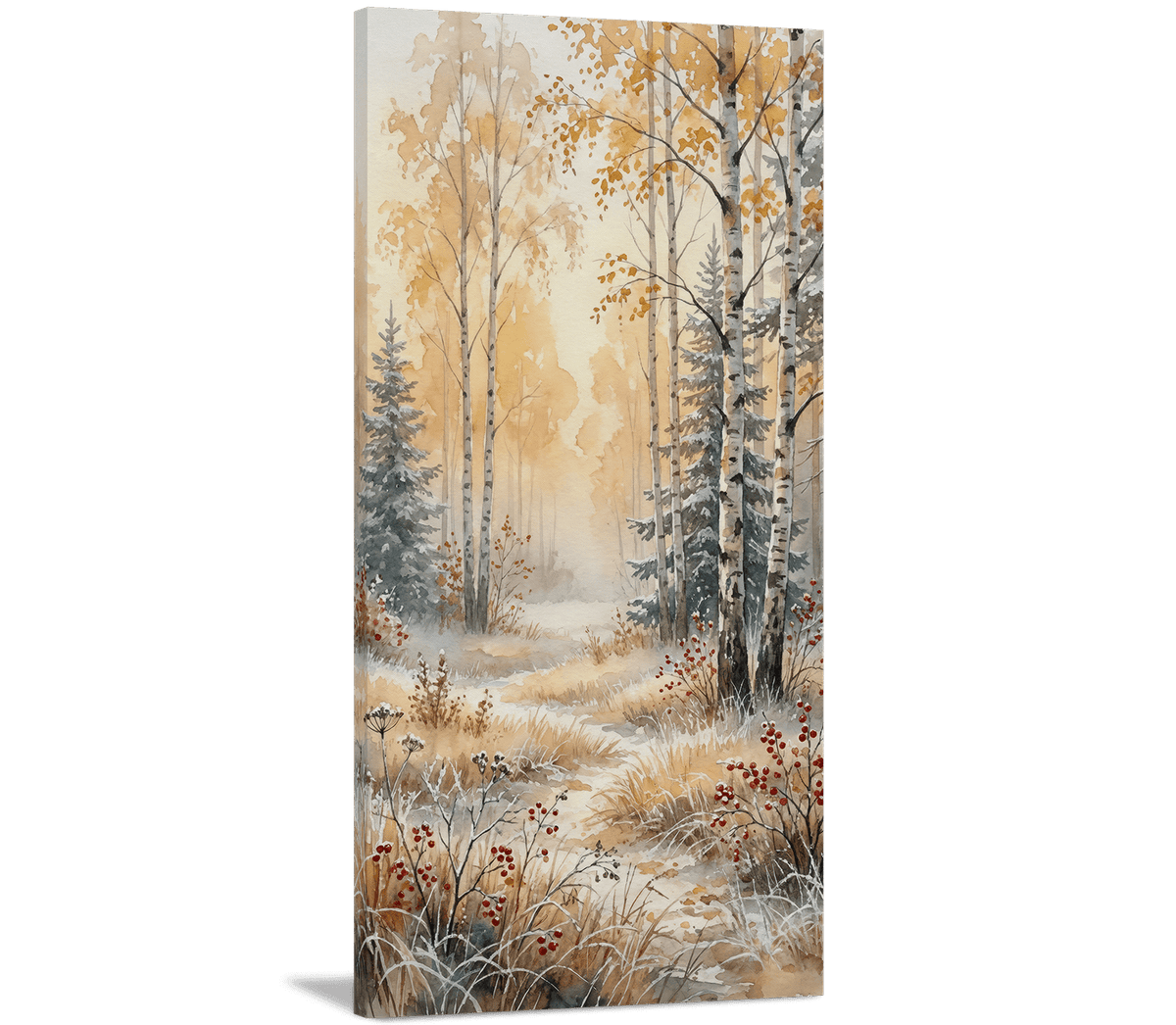When Autumn Meets the First Snow