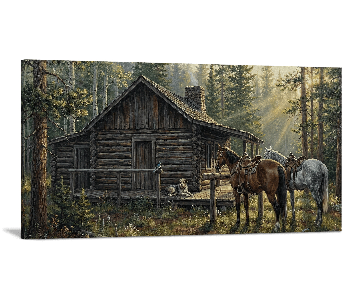 Morning Light at the Cabin