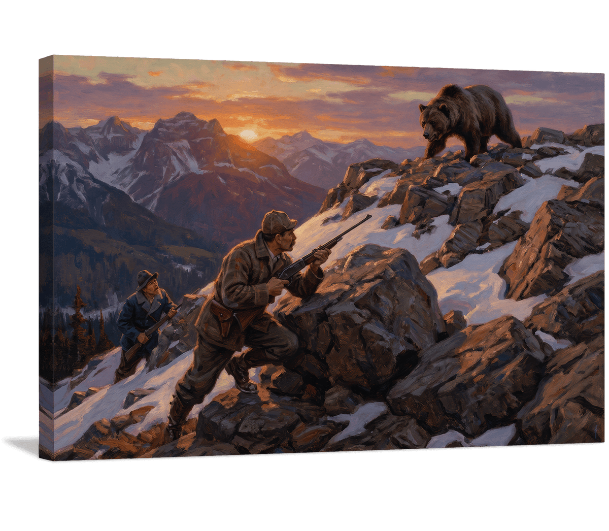 Sunset Bear Encounter