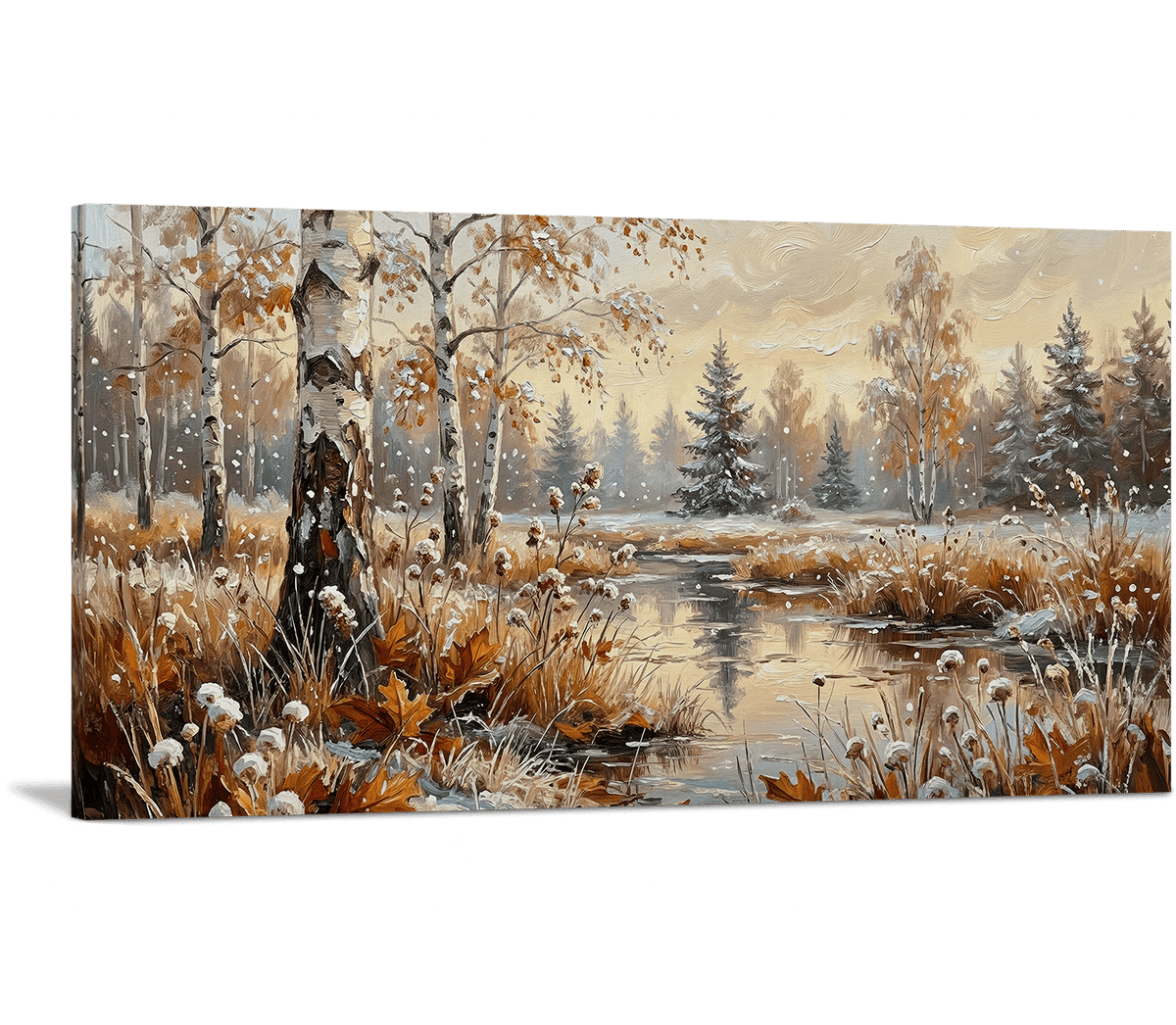 The First Snow Fell on Autumn's Last Day
