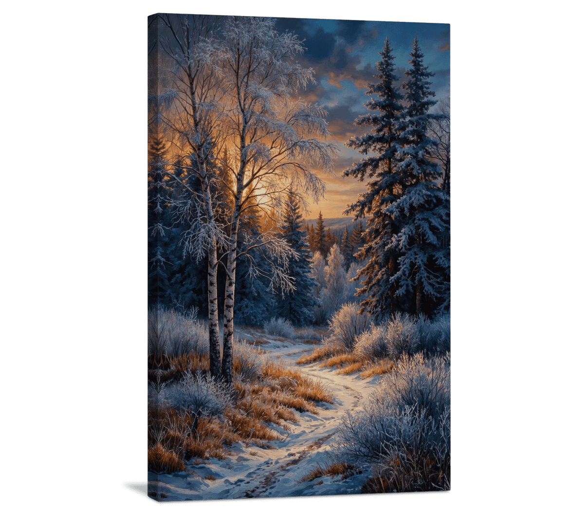 Frost and Fire at the Forest's Heart