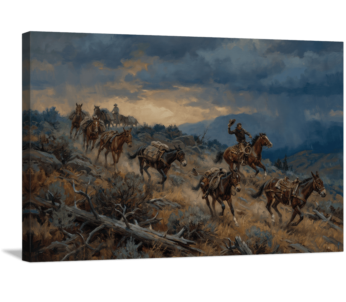 The Pack Train That Would Not Be Stopped