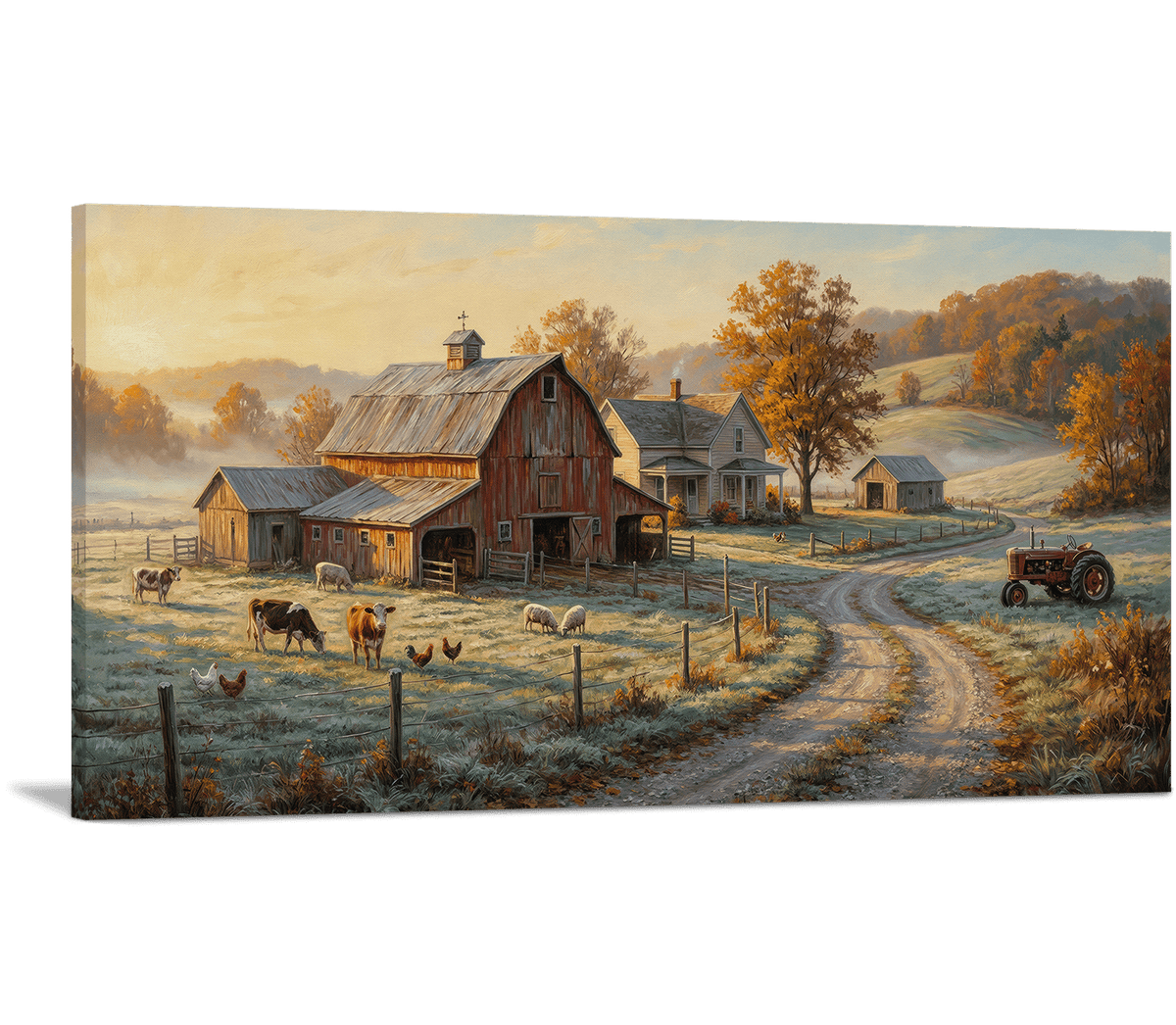 The First Light Finds the Farm Already Awake