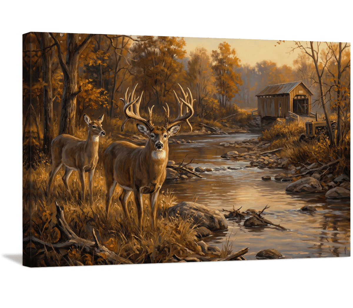 Autumn Watch by the Old Crossing
