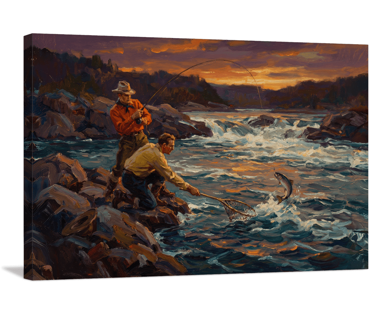Evening Battle at the Falls