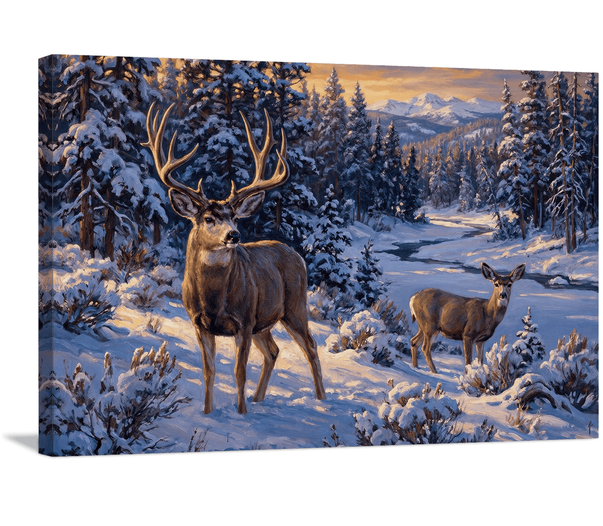 Peaceful Valley at Dusk