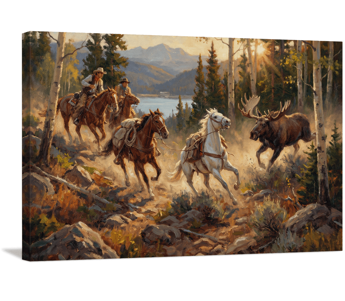 Racing Through Aspens