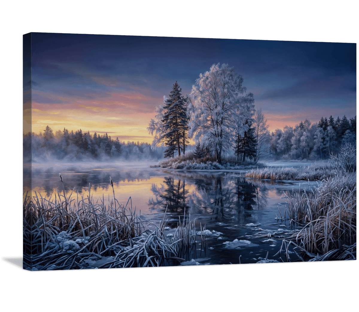 The Lake Holds Its Mirror Up to Twilight