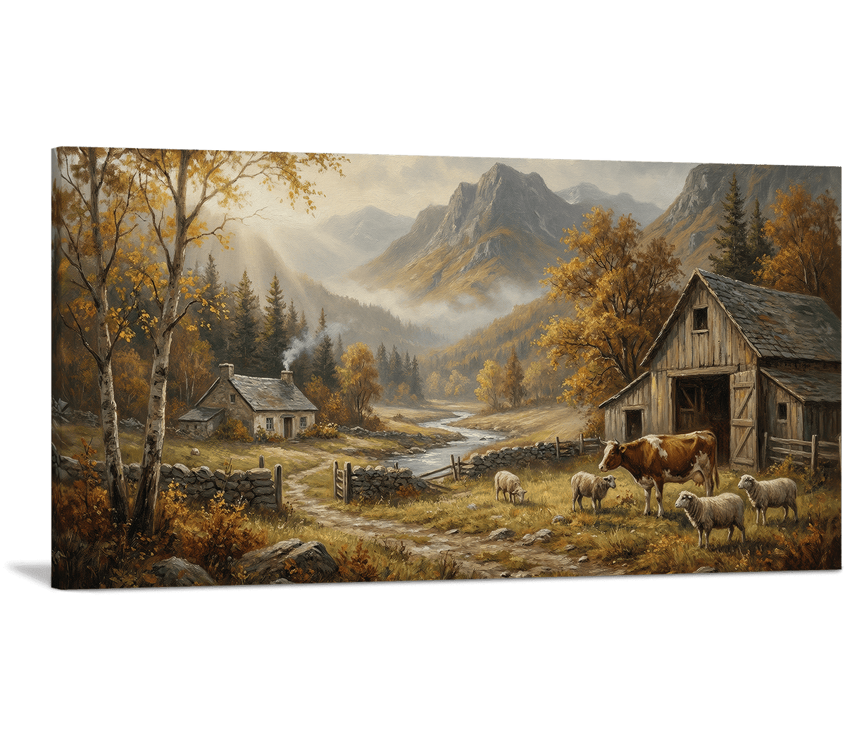 Where the Mist Lifts and the Animals Graze