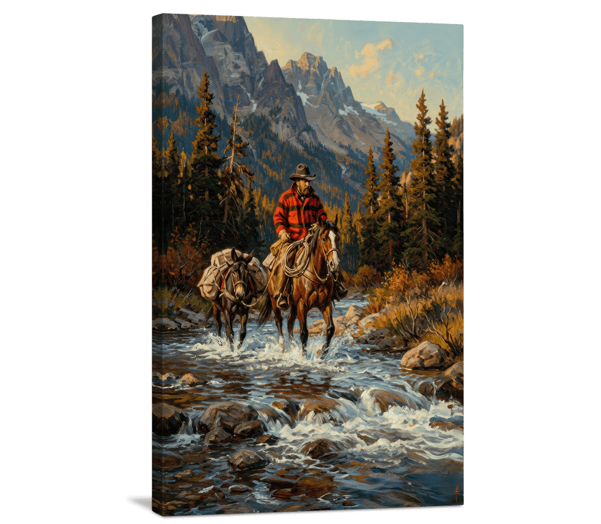 Cold Water, Warm Colors, and a Man Going Somewhere