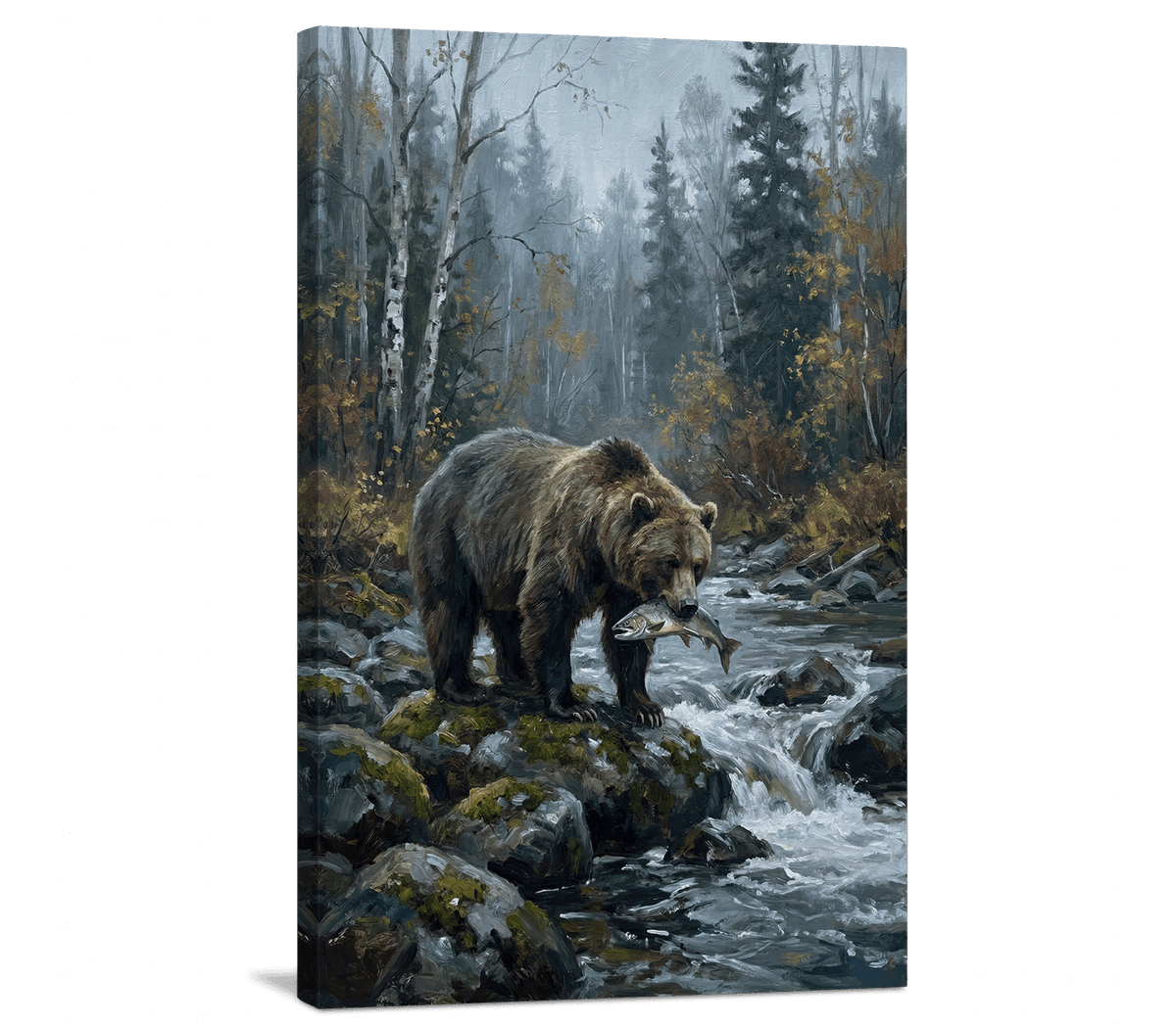 Grizzly With Fresh Catch