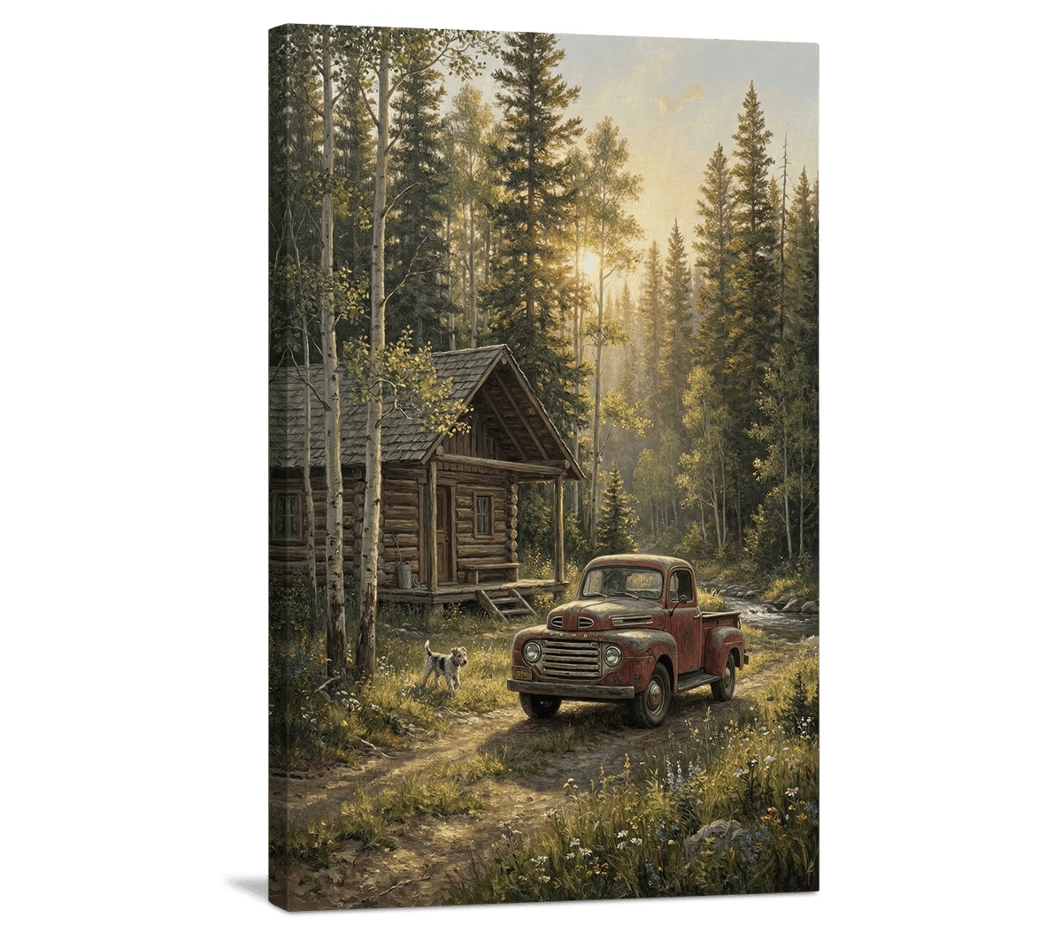 Morning at the Old Cabin
