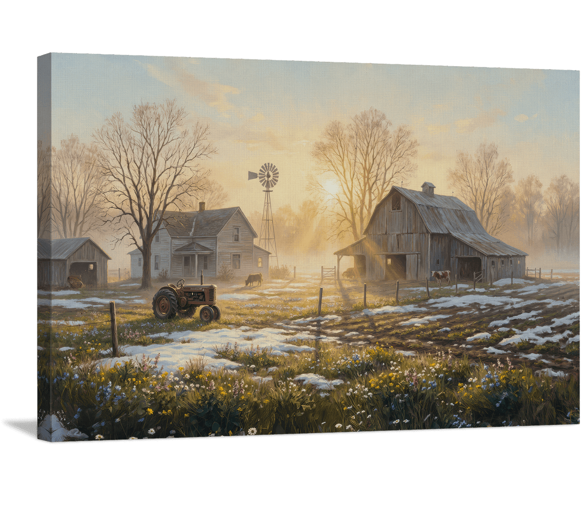 Between Frost and Bloom on a March Morning