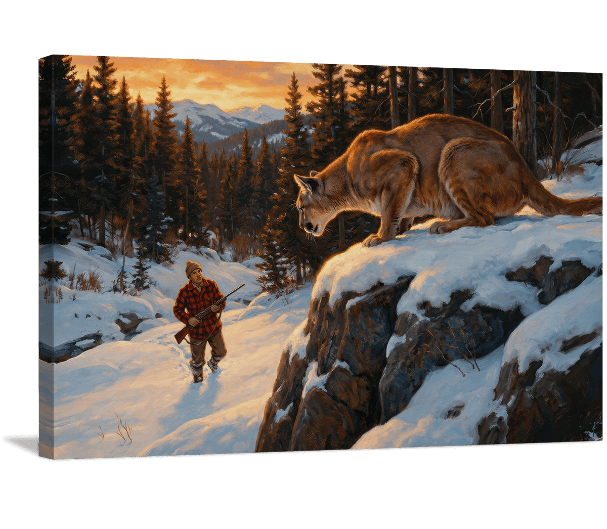 Cougar on the Cliff