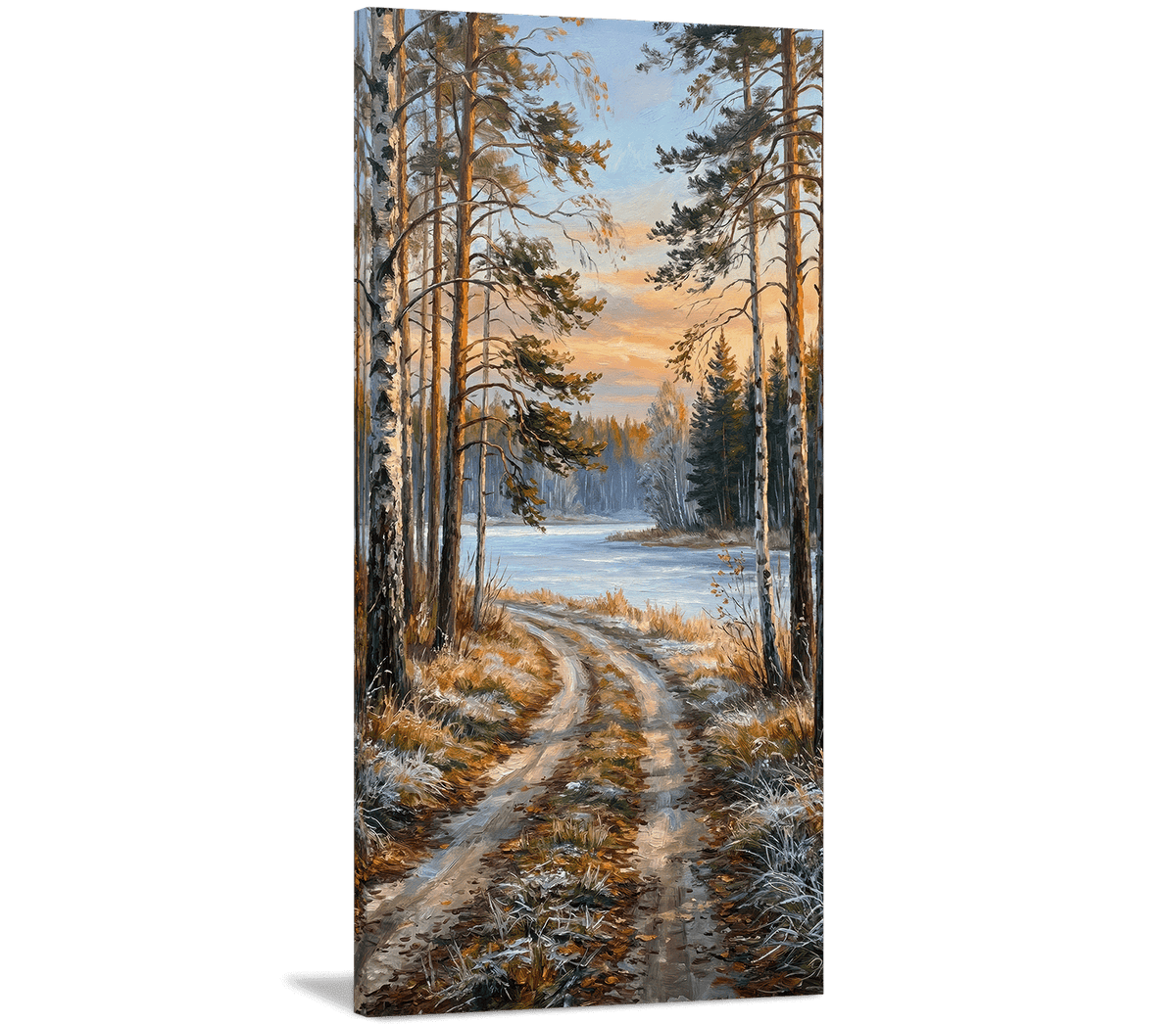 Frost on the Forest Road