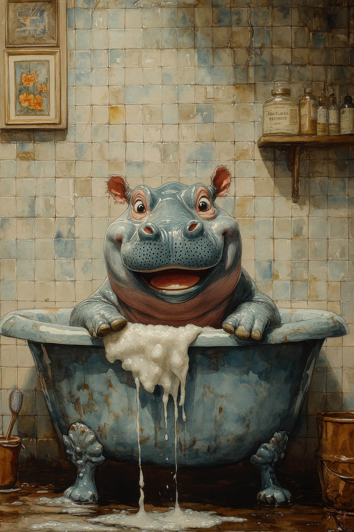 Happy Hippo's Bath
