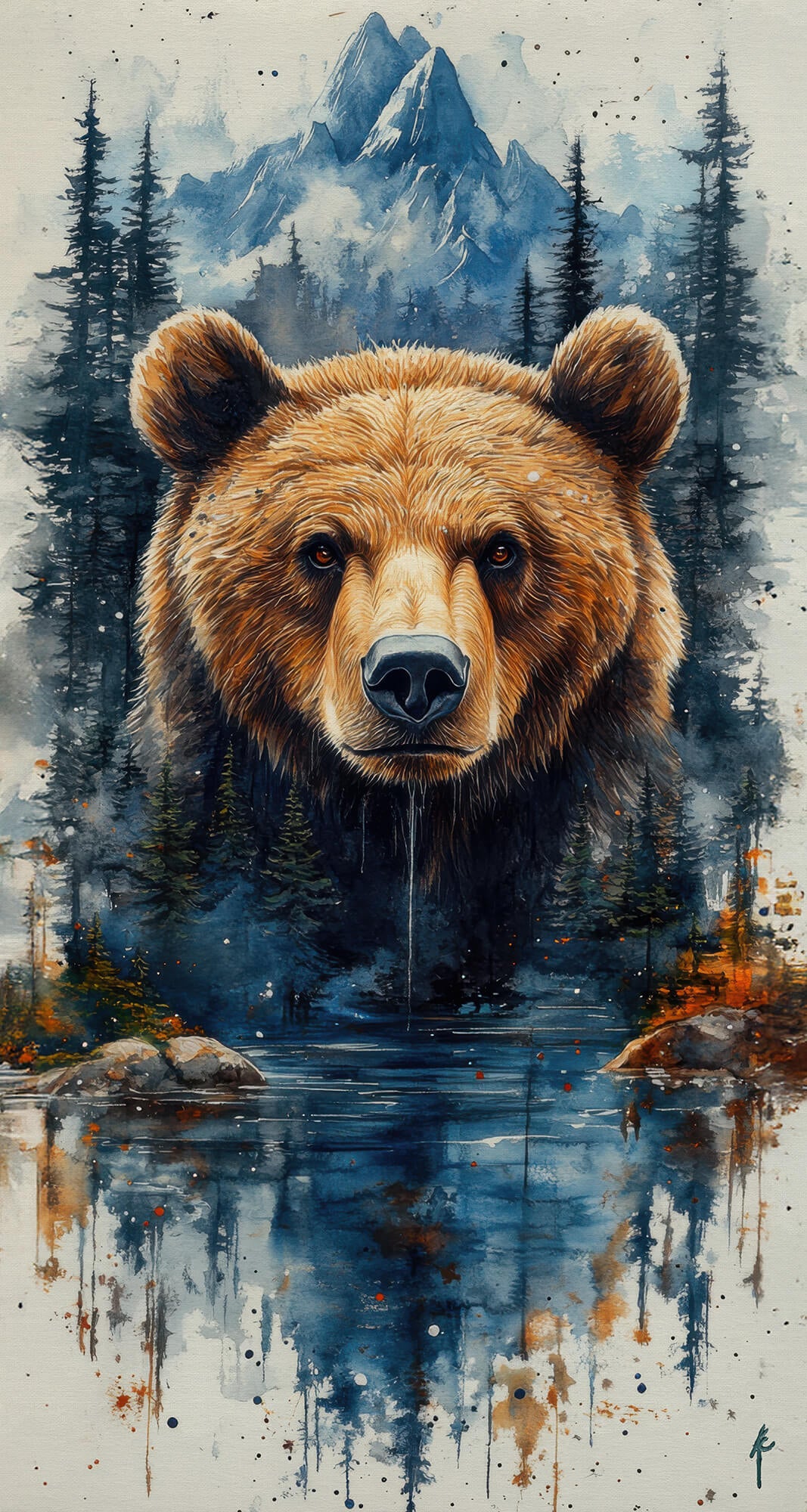 Bear in the Blue Hour