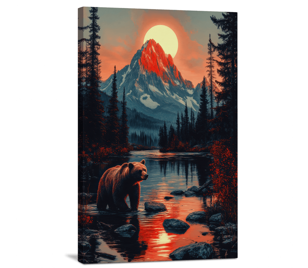 Crimson Moonrise
