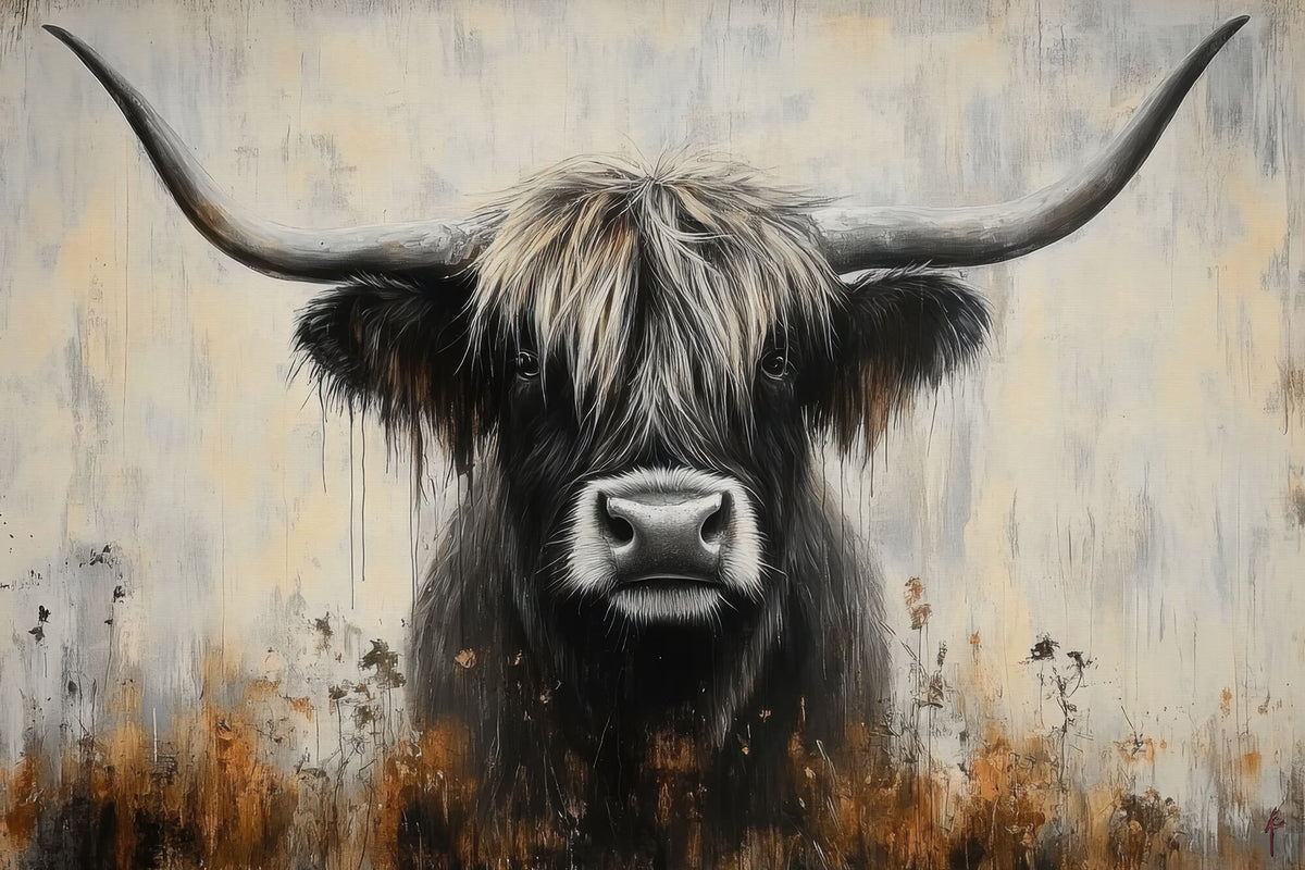Dark Majesty Highland Cow