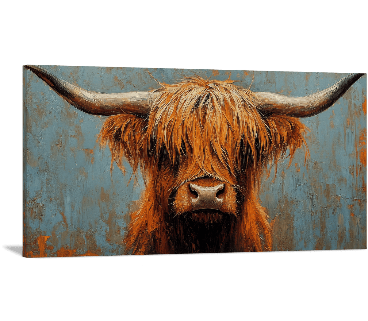 Rust and Copper Highland Cow
