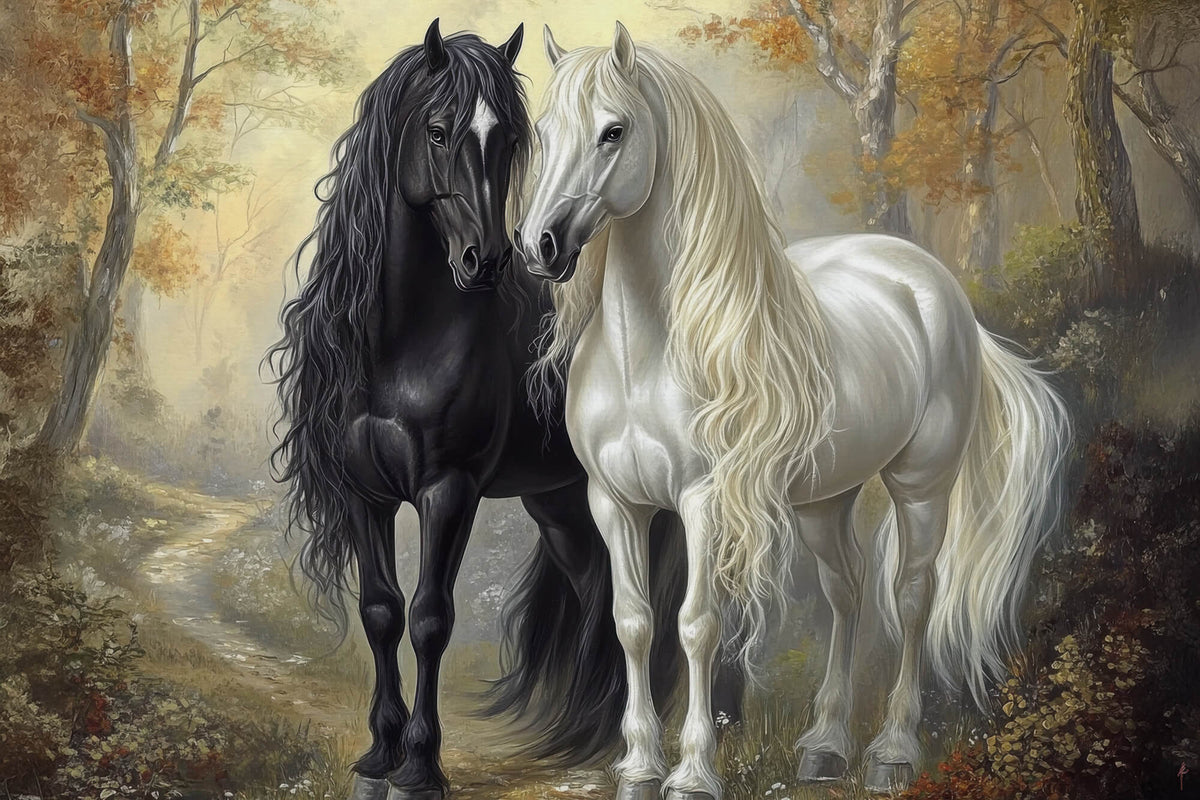 Autumn's Embrace Horses