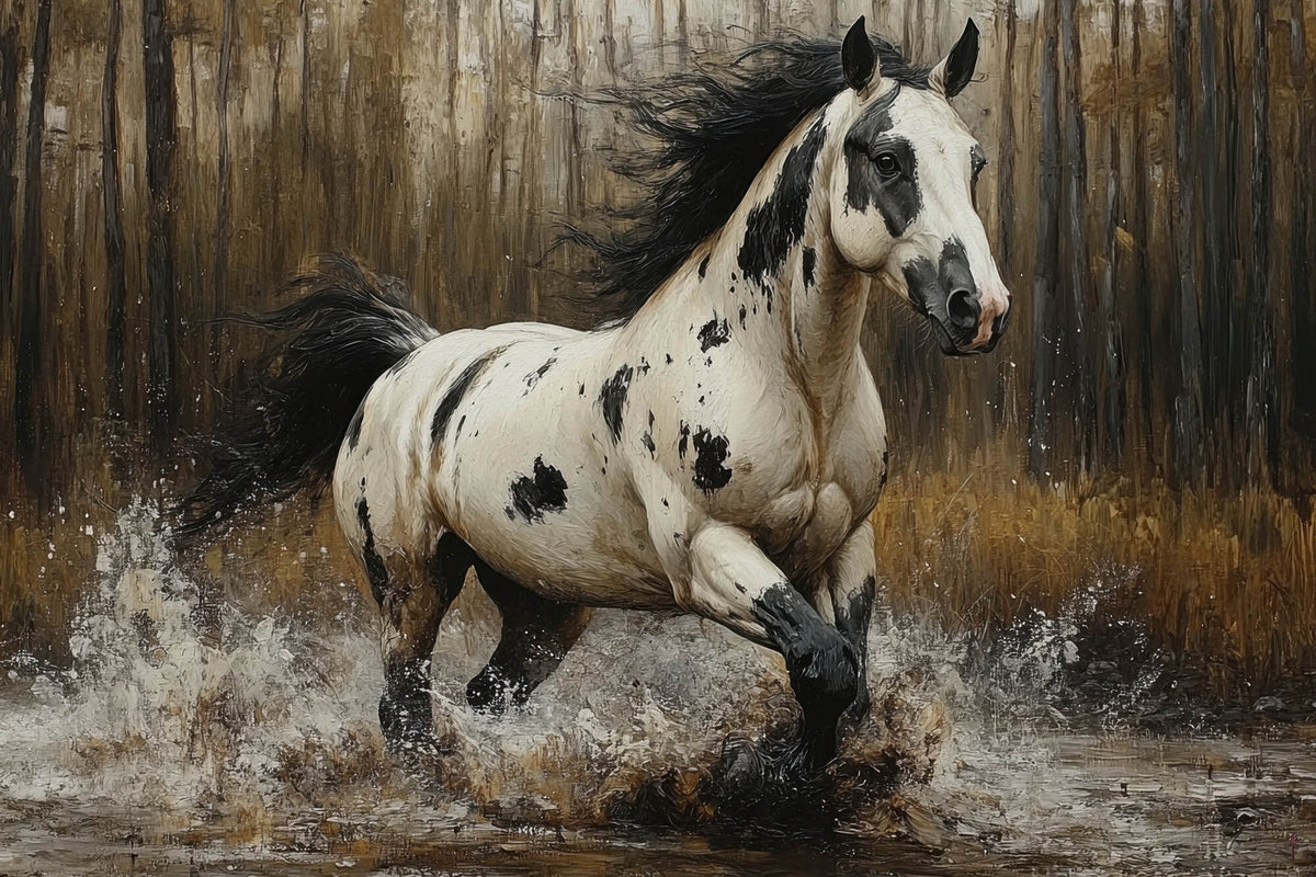 River Crossing Horse