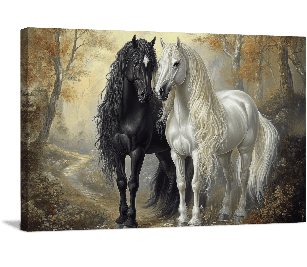 Autumn's Embrace Horses