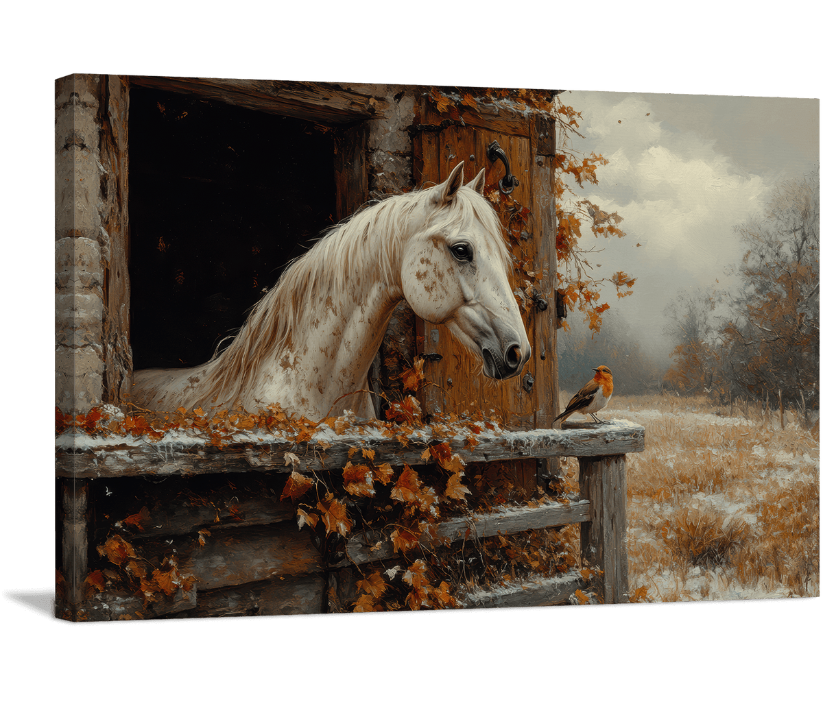 Morning Visitor Horse