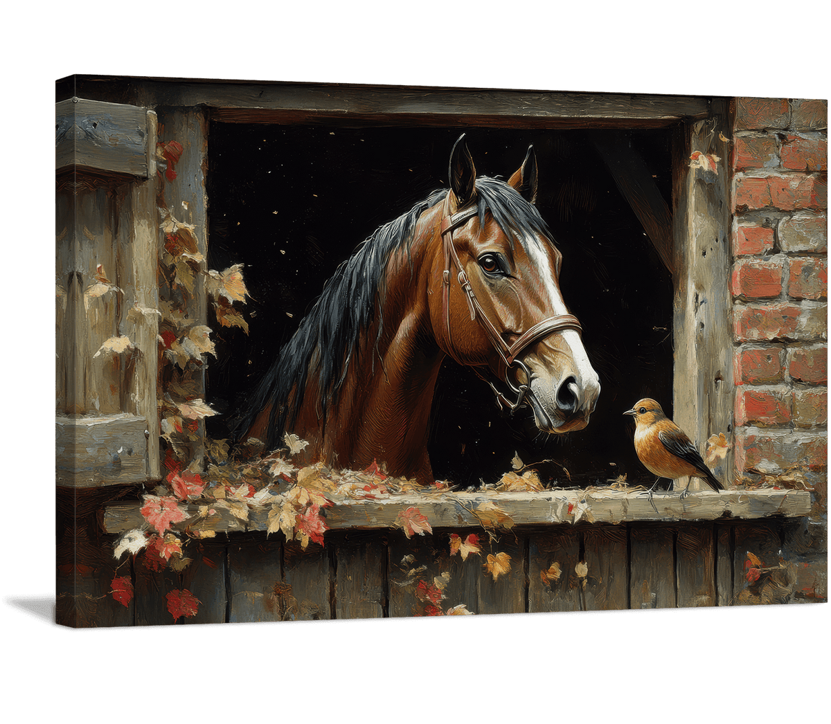 Quiet Conversation Horse