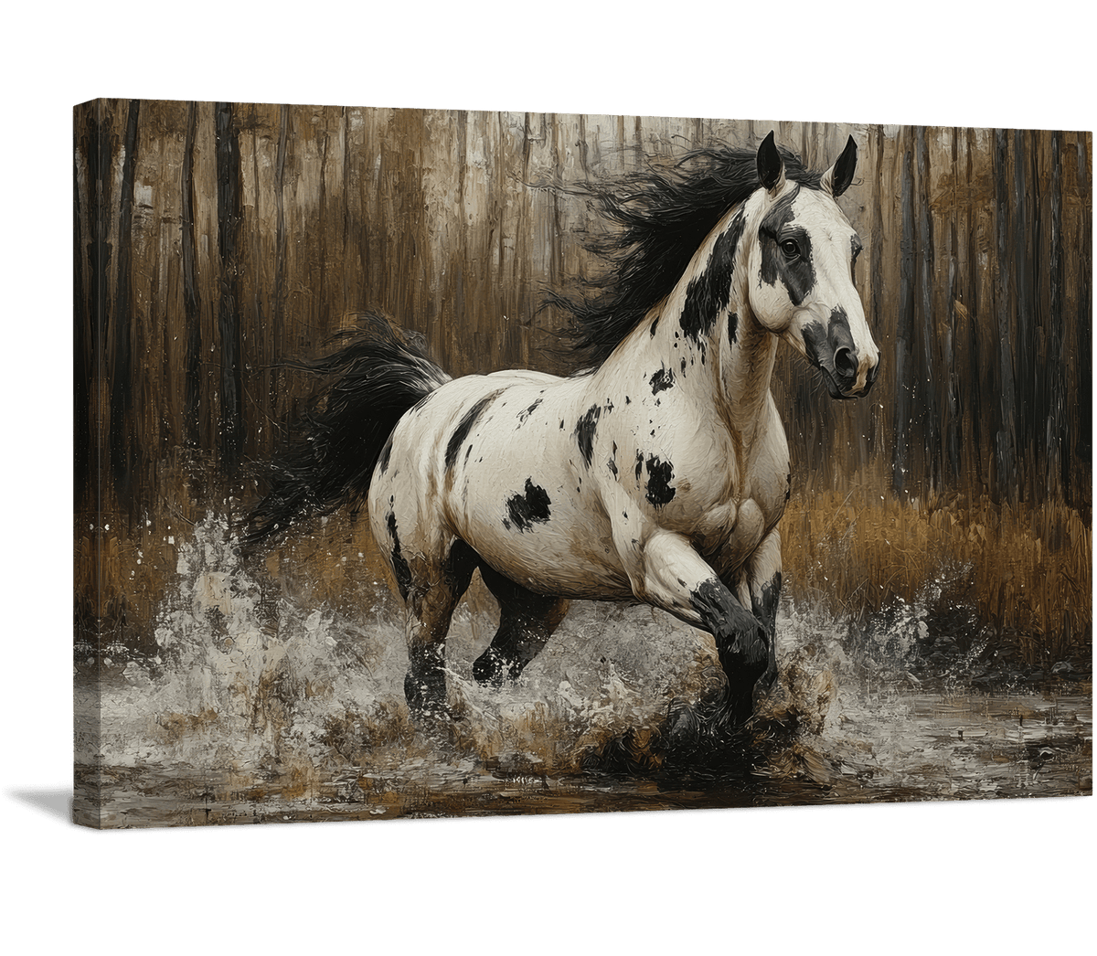 River Crossing Horse