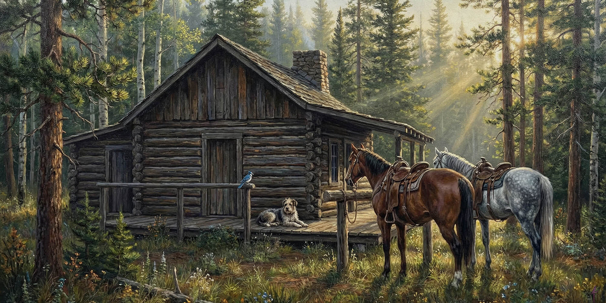 Morning Light at the Cabin