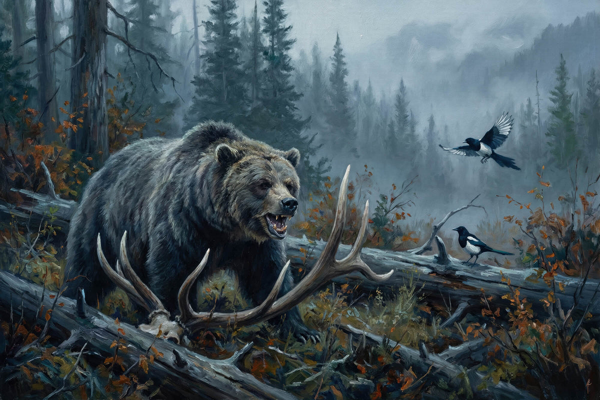 Grizzly's Warning Roar