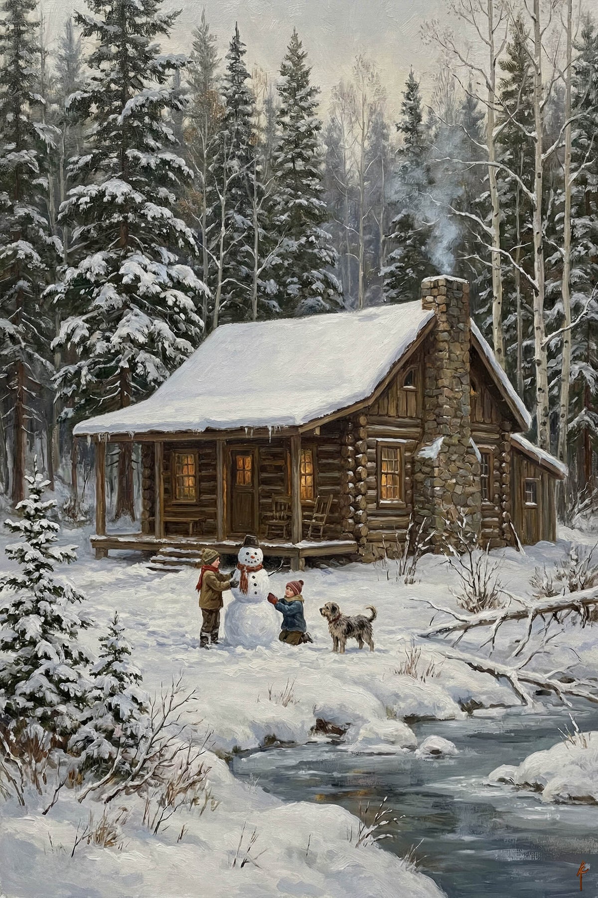 Childhood in the Snow