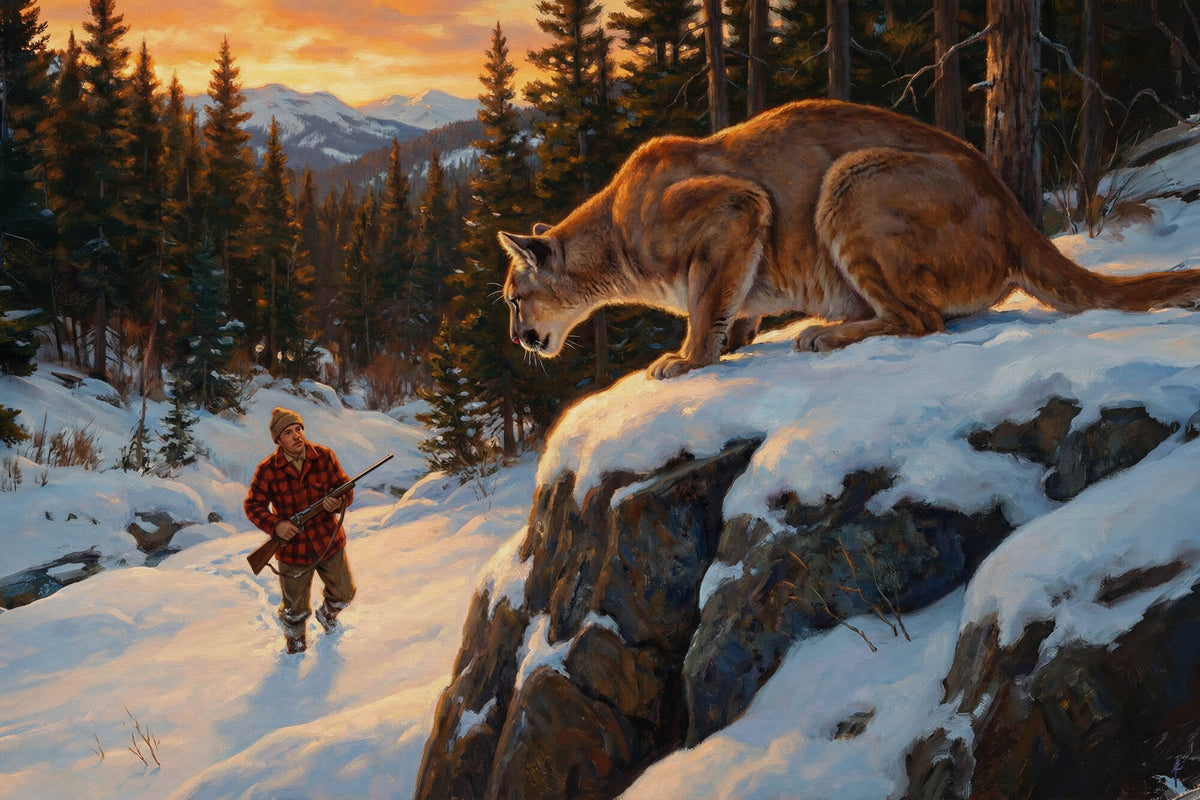 Cougar on the Cliff