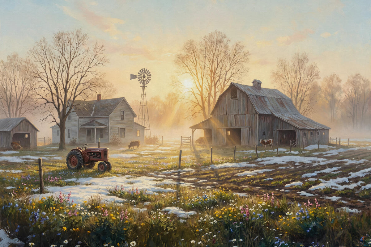 Between Frost and Bloom on a March Morning